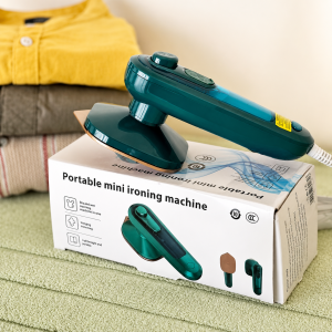Portable Mini Steam Iron | Handheld Garment Steamer for Quick Wrinkle Removal – Travel & Home Use