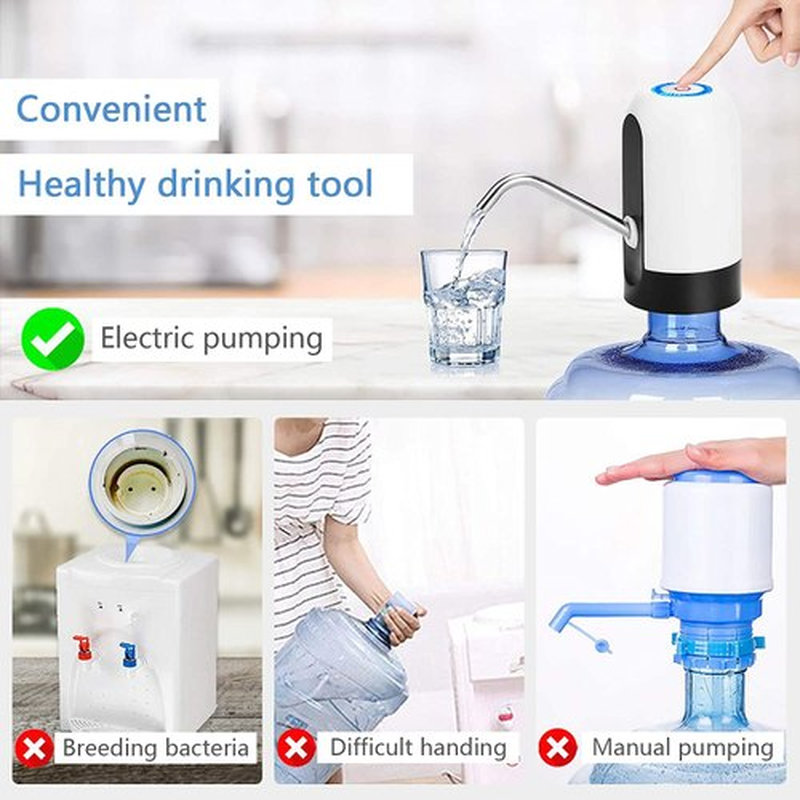 Portable Electric Water Dispenser USB Rechargeable